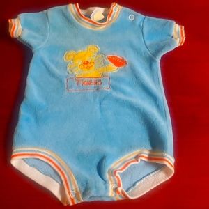 Vintage Carter’s Terry Cloth Romper  Tigers 3 Months